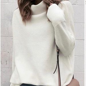 NWOT White Turtleneck